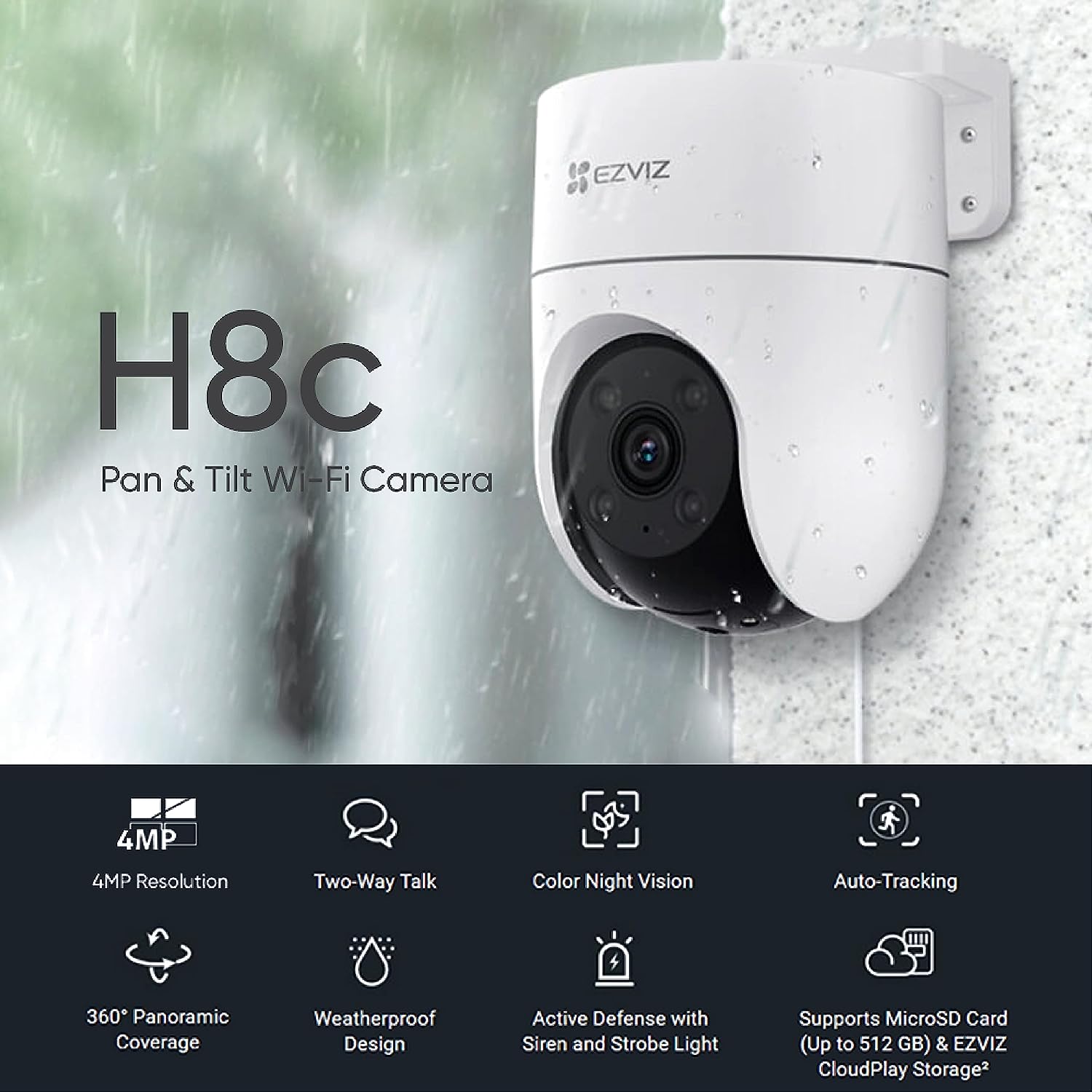 Camera Ezviz H8c 3mp – Full Color
