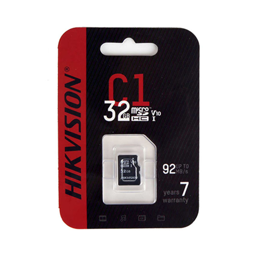 THẺ NHỚ HIKVISION 32GB MICROSDHC CLASS 10 AND UHS-I / HS-TF – C1/32G